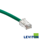 Image of LEVITON Cat6A Universal Stranded Patch Cord (LEVITON Cat6A Universal Stranded Patch Cord Green)