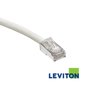 Image of LEVITON Cat6A Universal Stranded Patch Cord (LEVITON Cat6A Universal Stranded Patch Cord Grey)