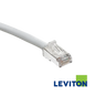 Image of LEVITON Cat6A Universal Stranded Patch Cord (LEVITON Cat6A Universal Stranded Patch Cord White)