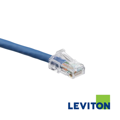 Image of LEVITON Cat6 Unshielded Patch Cord | 0.5m | Selector (LEVITON Cat6 Unshielded Patch Cord Blue)