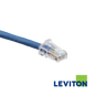 Image of LEVITON Cat6 Unshielded Patch Cord (LEVITON Cat6 Unshielded Patch Cord Blue)