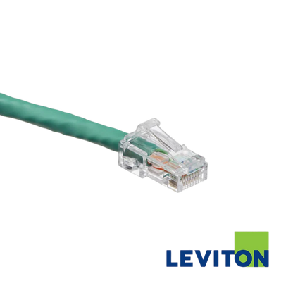 Image of LEVITON Cat6 Unshielded Patch Cord | 0.5m | Selector (LEVITON Cat6 Unshielded Patch Cord Green)