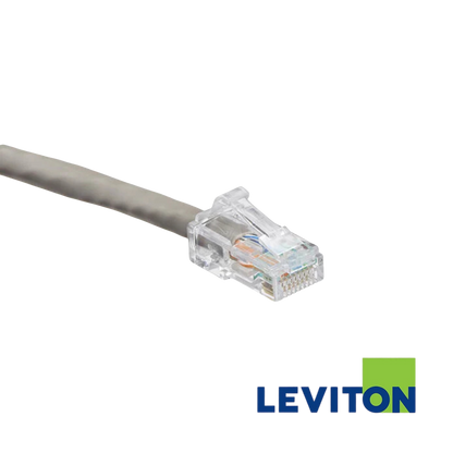 Image of LEVITON Cat6 Unshielded Patch Cord | 0.5m | Selector (LEVITON Cat6 Unshielded Patch Cord Grey)