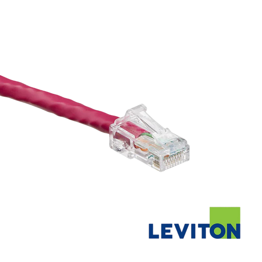 Image of LEVITON Cat6 Unshielded Patch Cord | 0.5m | Selector (LEVITON Cat6 Unshielded Patch Cord Red)