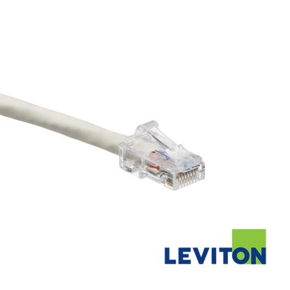 Image of LEVITON Cat6 Unshielded Patch Cord (LEVITON Cat6 Unshielded Patch Cord White)