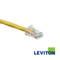 Image of LEVITON Cat6 Unshielded Patch Cord (LEVITON Cat6 Unshielded Patch Cord Yellow)