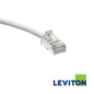 Image of LEVITON Cat 6A U/FTP High-Flex Patch Cord (LEVITON Cat 6A UFTP High-Flex Patch Cord White)