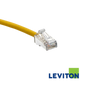 Image of LEVITON Cat 6A U/FTP High-Flex Patch Cord (LEVITON Cat 6A UFTP High-Flex Patch Cord Yellow)