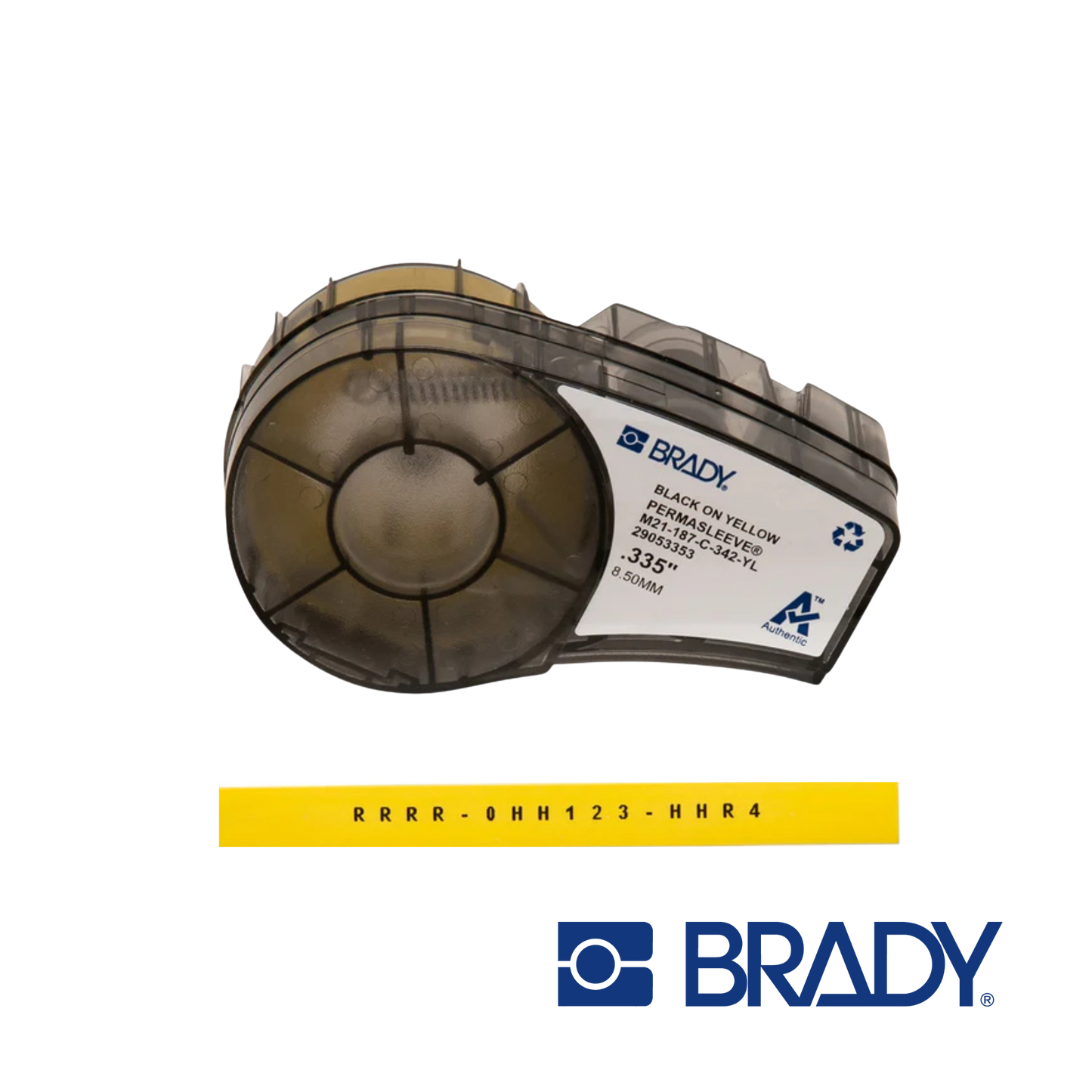 Image of BRADY M211 & M210 PermaSleeve Wire Marking Sleeves | 1.57MM - 3.81MM Diameter (M21-187-C-342-YL)