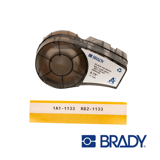 Image of BRADY M211 and M210 Self-Laminating Vinyl Wire and Cable Labels (M21-750-427)