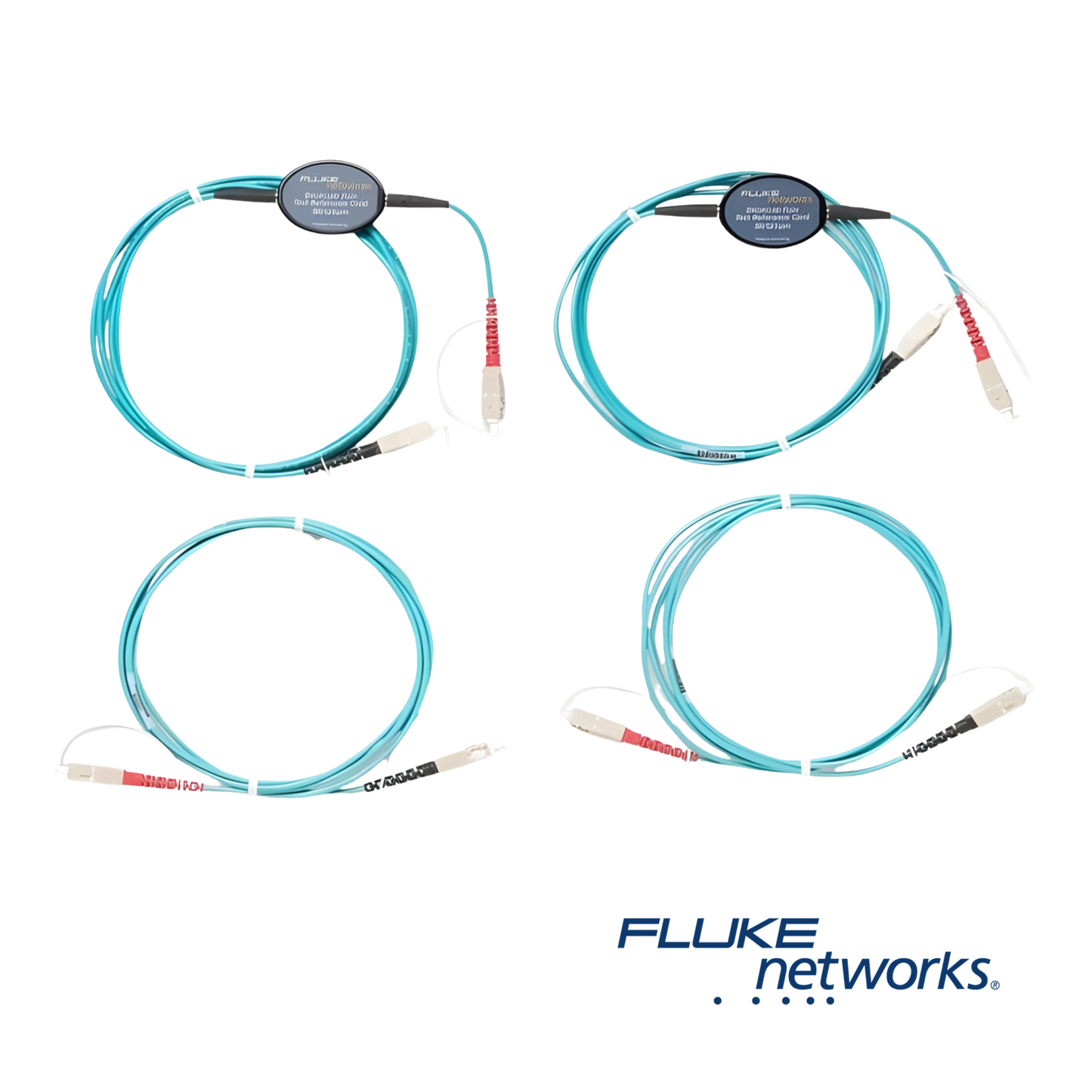 Image of Fluke Multimode 50um Encircled Flux SC-SC Test Reference Cord Kit (MRC-50EFC-SCSCKIT)