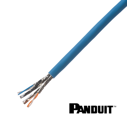 Image of PANDUIT NetKey Cat6A 23 Awg U/UTP Cable | CCA | 305m | Blue (NetKey Cat6A 23 Awg UUTP Cable  CCA   Blue)