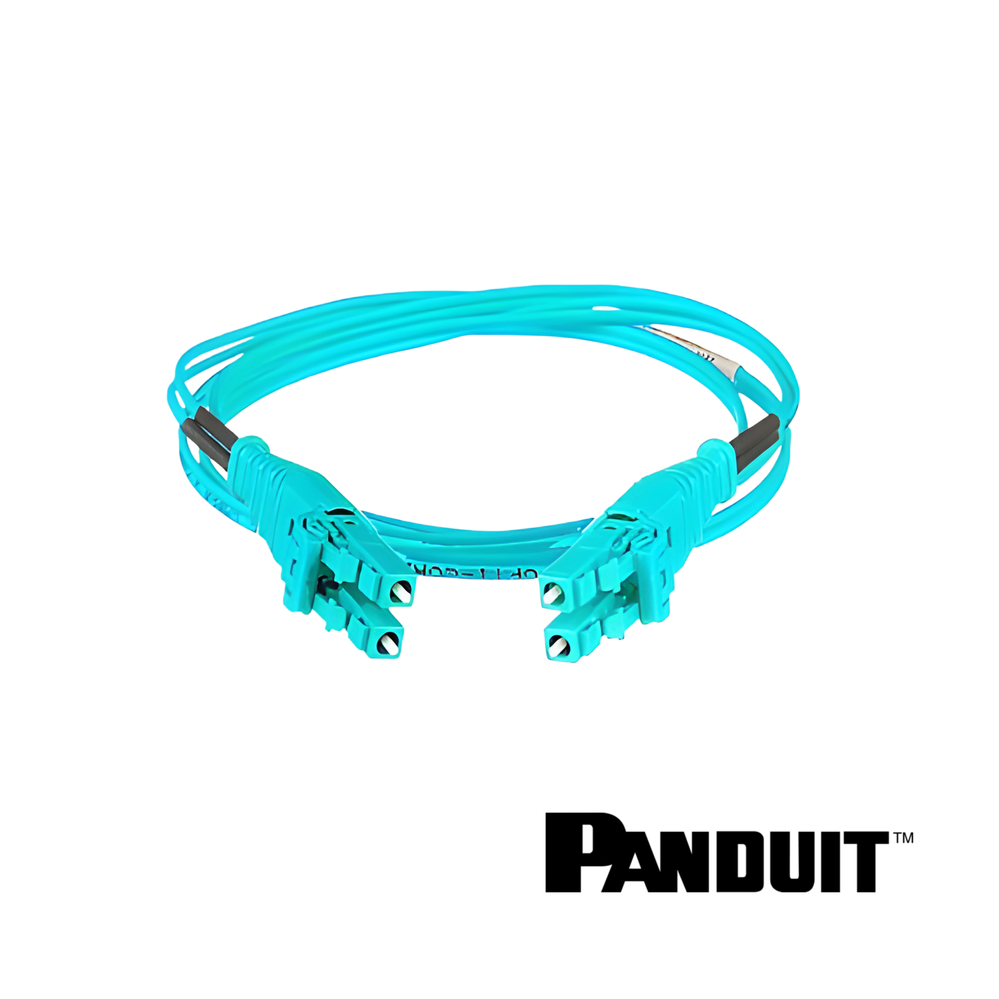 Image of PANDUIT Opti-Core®  Push-Pull OM4 LC Standard IL Duplex Fibre Patch Cord (Opti-Core®  Push-Pull OM4 LC Standard IL Duplex Fibre Patch Cord (1))