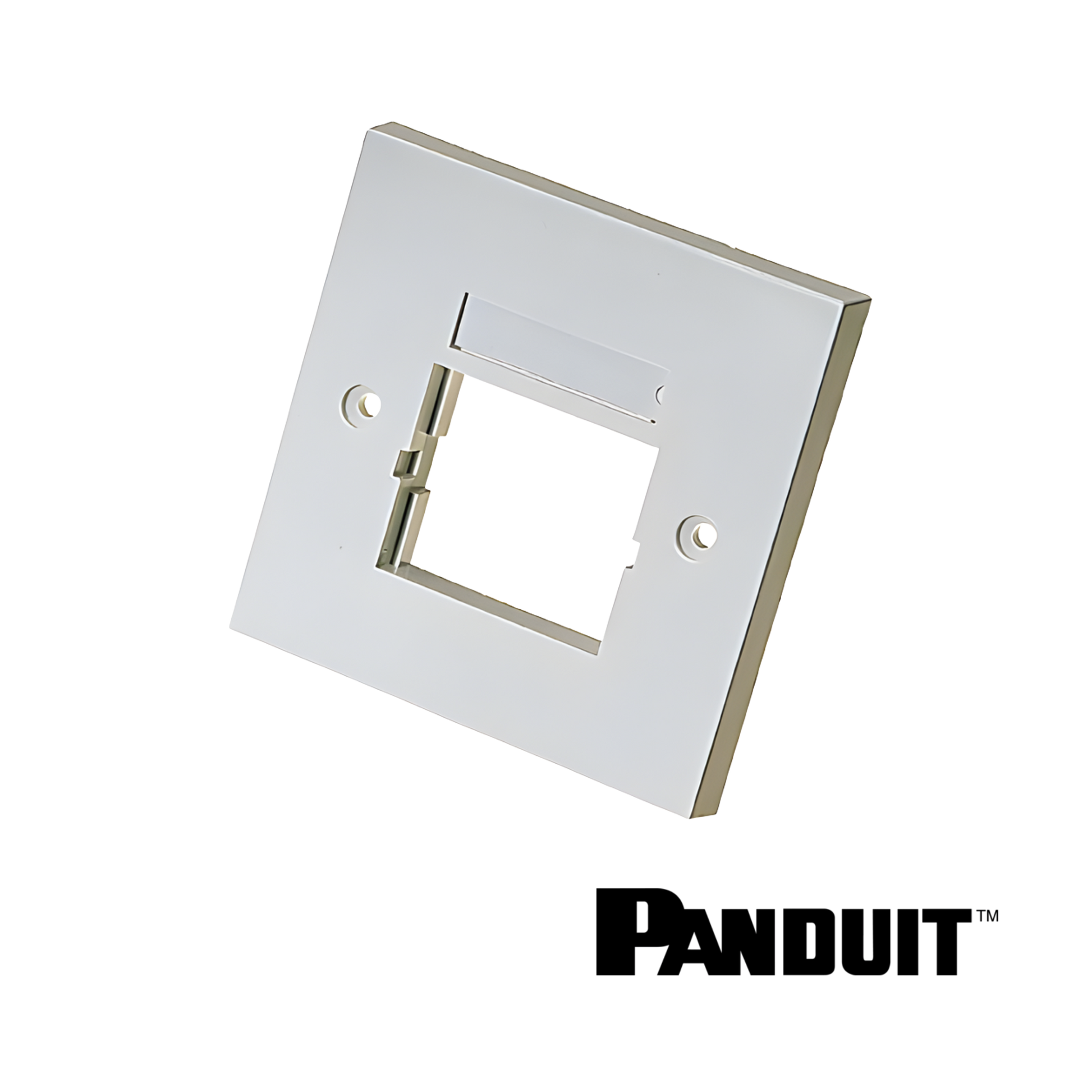 Image of PANDUIT NetKey Faceplate Frame 86mm x 86mm | With Label (PT-CBUKAWY)