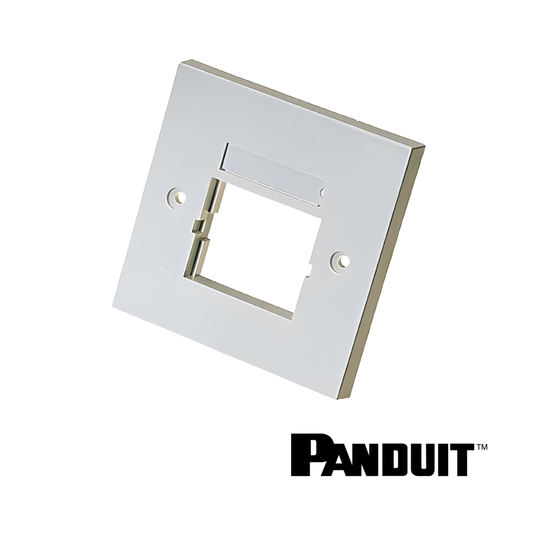 Image of PANDUIT NetKey Faceplate Frame 86mm x 86mm | With Label (PT-CBUKAWY)