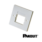 Image of PANDUIT NetKey Faceplate Frame 86mm x 86mm | With Label (PT-CBUKAWY)