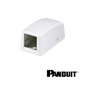 Image of PANDUIT Mini-Com® 1-Port Surface Mount Box | White (PT-CBX1AW-A)
