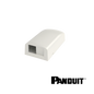 Image of PANDUIT Mini-Com® 2-Port Surface Mount Box | White (PT-CBX2AW-AY)