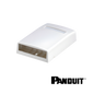 Image of PANDUIT Mini-Com® 4-Port Surface Mount Box | White (PT-CBX4AW-AY)