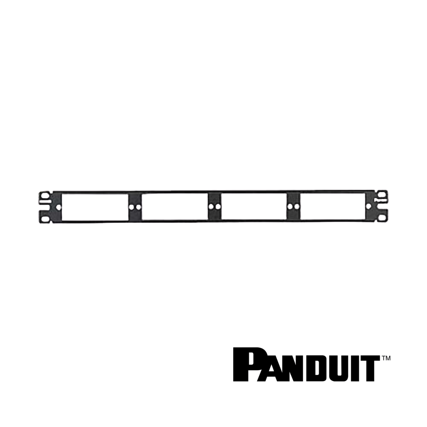 Image of PANDUIT Opticom® Fibre Patch Panel | 1RU | Black (PT-CFAPPBL1)