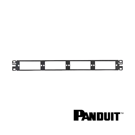 Image of PANDUIT Opticom® Fibre Patch Panel | 1RU | Black (PT-CFAPPBL1)
