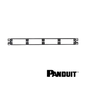 Image of PANDUIT Opticom® Fibre Patch Panel | 1RU | Black (PT-CFAPPBL1)