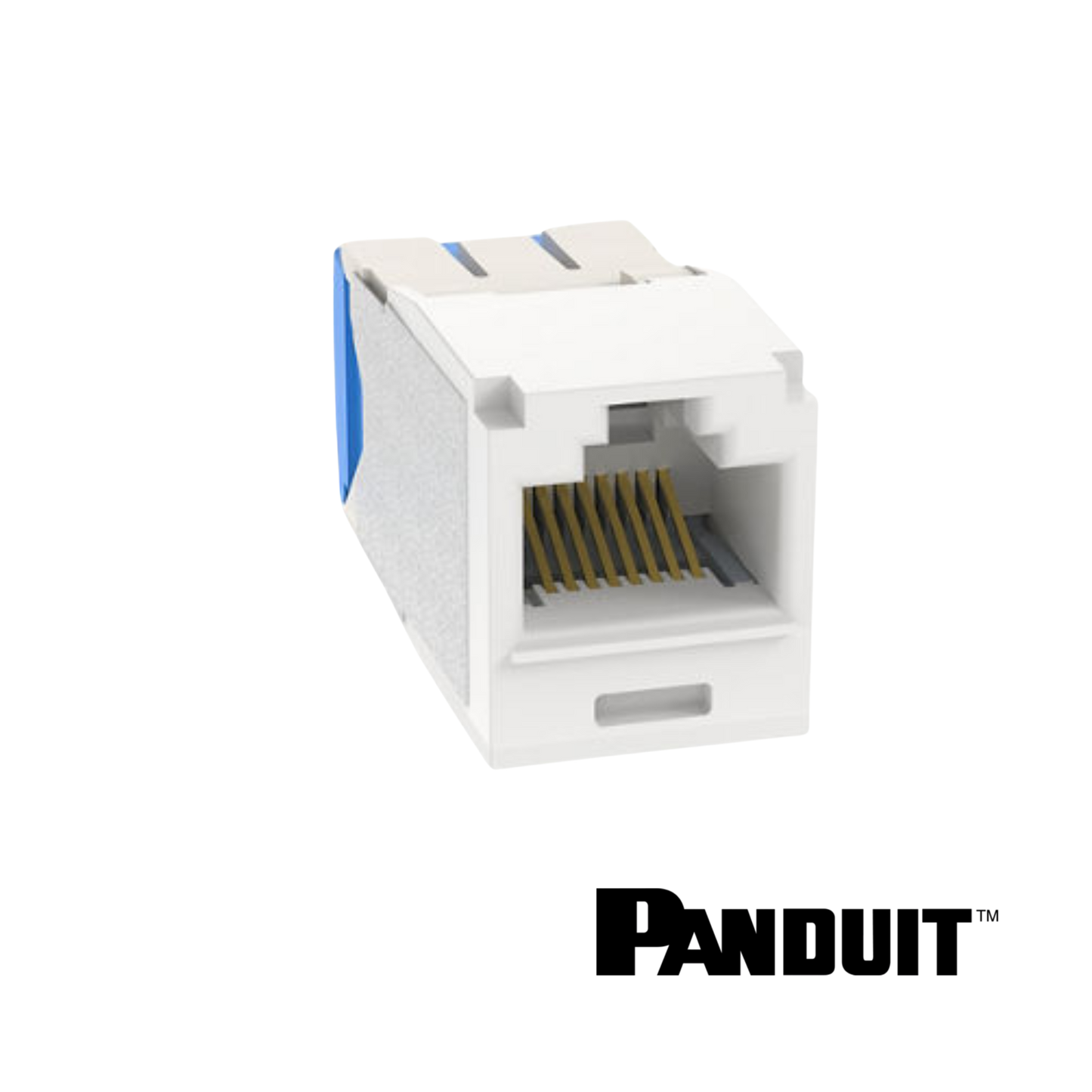 Image of PANDUIT Mini-Com® Cat6a RJ45 Universal TG Module | UTP (PT-CJ6X88TGAW)