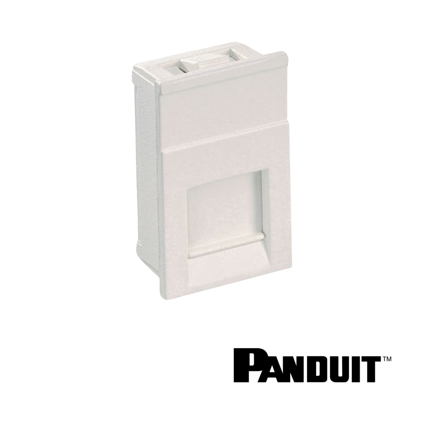 Image of PANDUIT LJU6C Shuttered Module | Arctic White (PT-CM6CSAW-X)