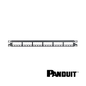 Image of PANDUIT Mini-Com® All Metal Modular 24-Port Patch Panel | 1RU (PT-CP24BLY)