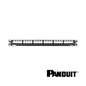 Image of PANDUIT Mini-Com® Modular 24-Port Patch Panel | Strain Relief Bar | Unloaded | 1RU (PT-CP24WSBLY)