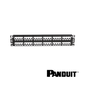 Image of PANDUIT Mini-Com® All Metal Modular 48-Port Patch Panel | 2RU (PT-CP48BLY)