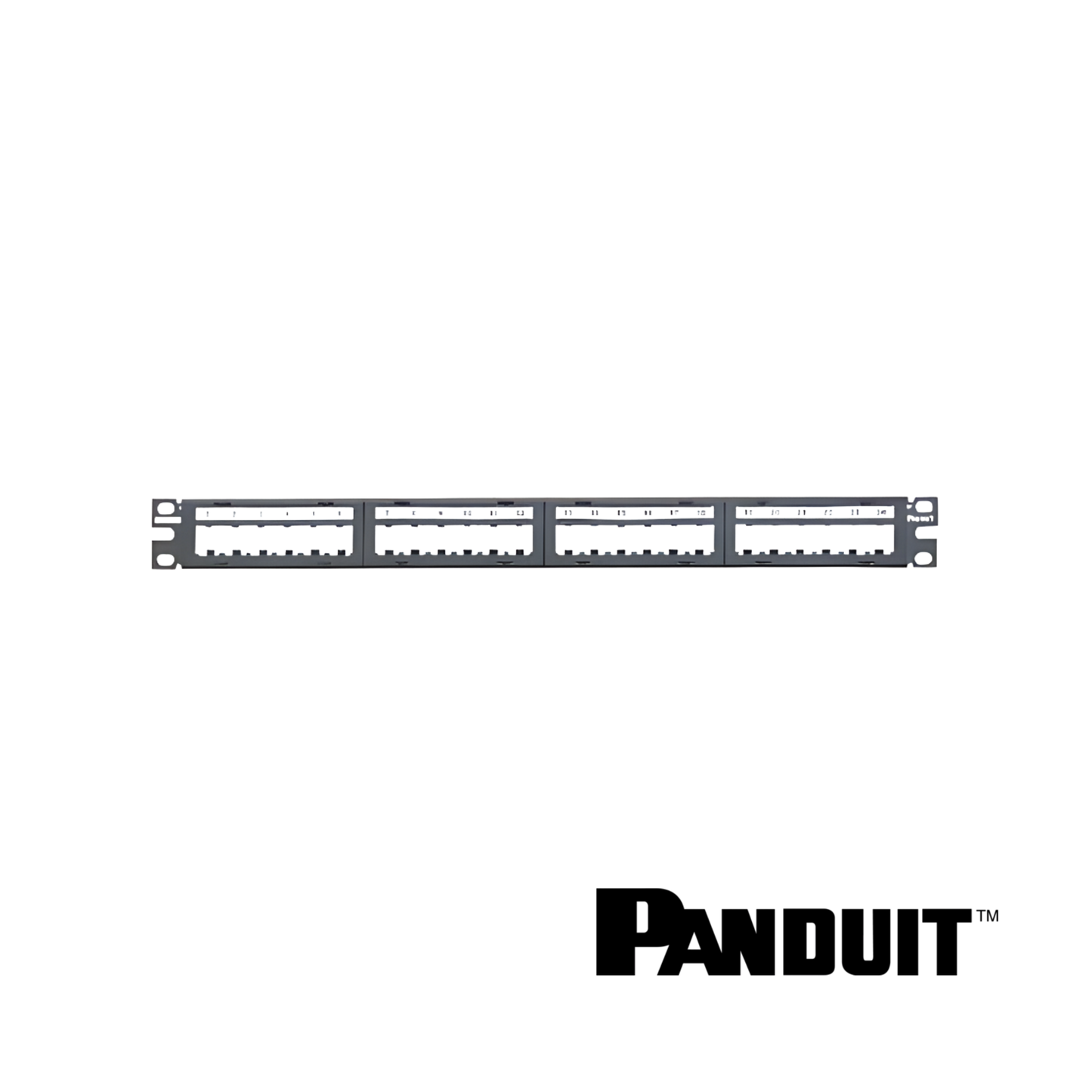 Image of PANDUIT Mini-Com® Modular Unshielded M6 Patch Panel | 1RU | Selector (PT-CPPL24M6BLY)