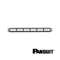 Image of PANDUIT Mini-Com® Modular 24-Port Patch Panel | Unloaded | 1RU + Label (PT-CPPL24WBLY)