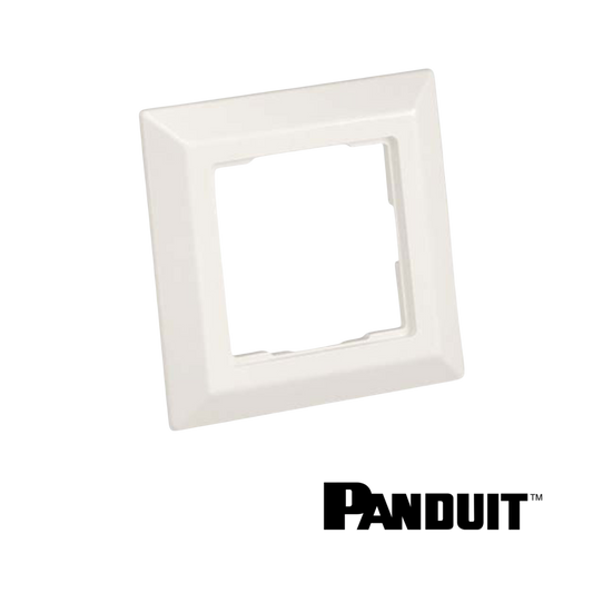 Image of PANDUIT Faceplate Frame | 80mm x 80mm | White (PT-FCFPAW)