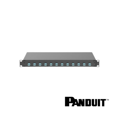Image of PANDUIT Opticom® Fibre Optic Patch Panel | Selector (PT-FD1W12AQDLCZ)