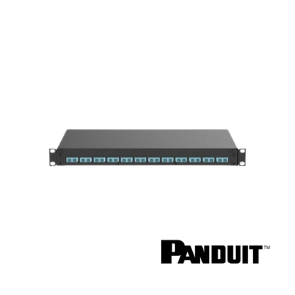 Image of PANDUIT Opticom® Fibre Optic Patch Panel | Selector (PT-FD1W12AQDSCZ)