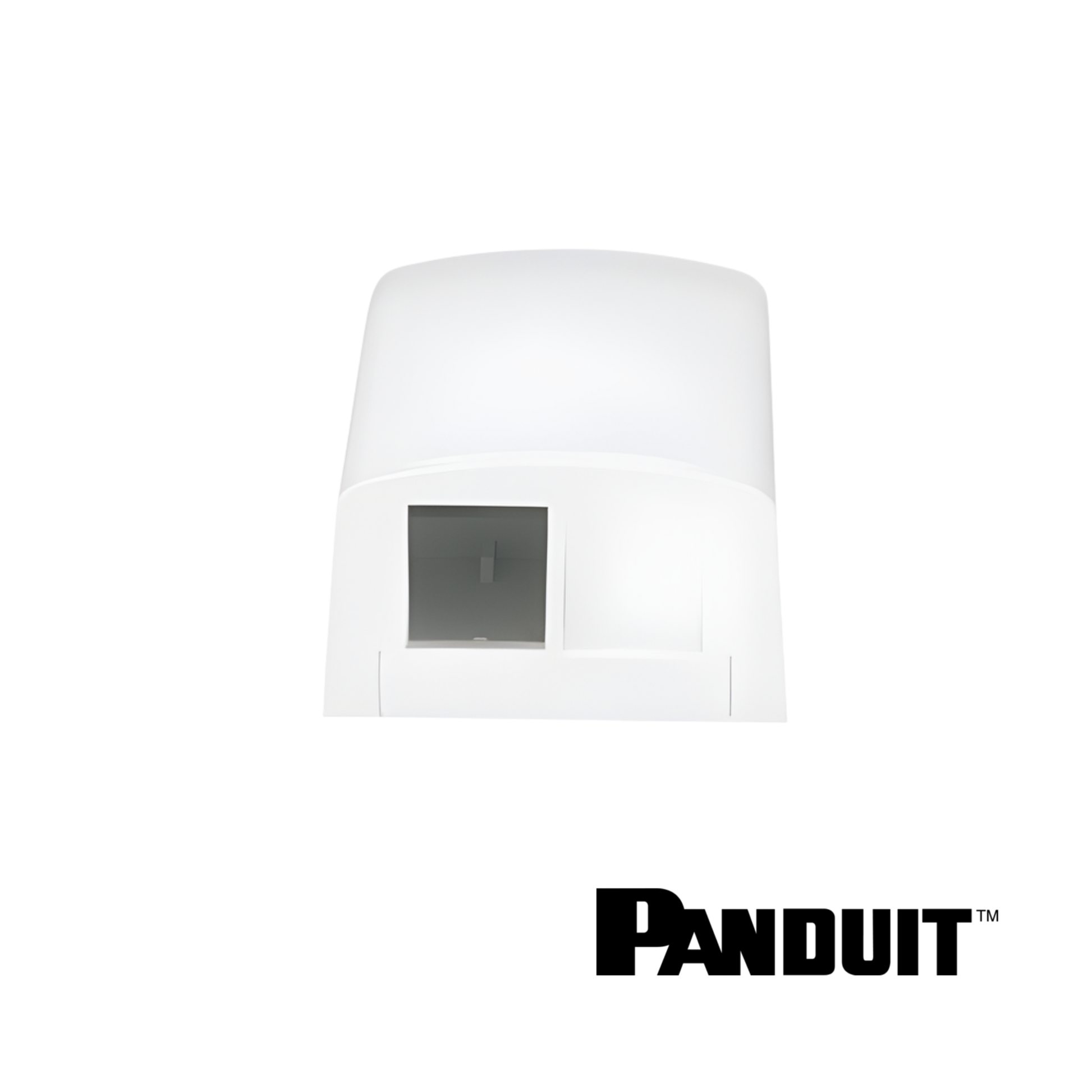 Image of PANDUIT NetKey 2-Port Surface Mount Box (PT-NK2BXWH-A)