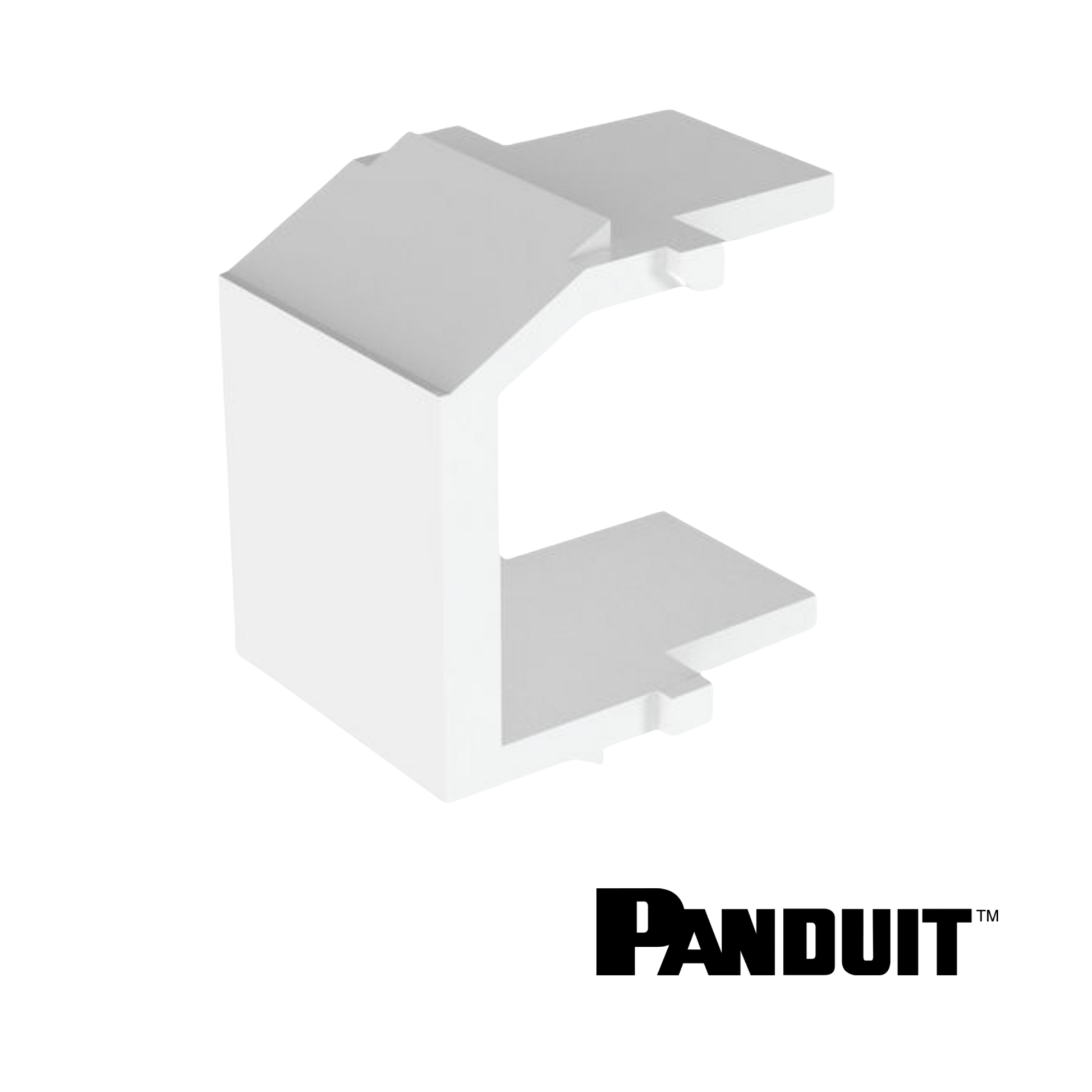 Image of PANDUIT NetKey Blank Keystone Module (PT-NKBMWH-X)