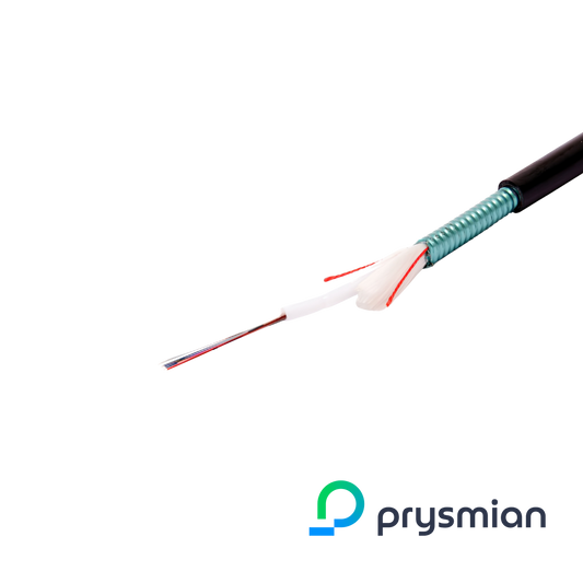 Image of Prysmian OM4 Loose Tube Fibre Cable CST Armour LSZH, Eca, Ext