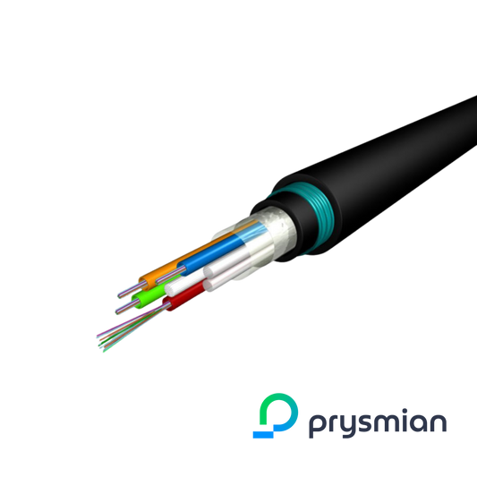 Prysmian 96 Core Singlemode OS2 G657a1 Multi Loose Tube Cable CST Armour LSZH Ext - Black