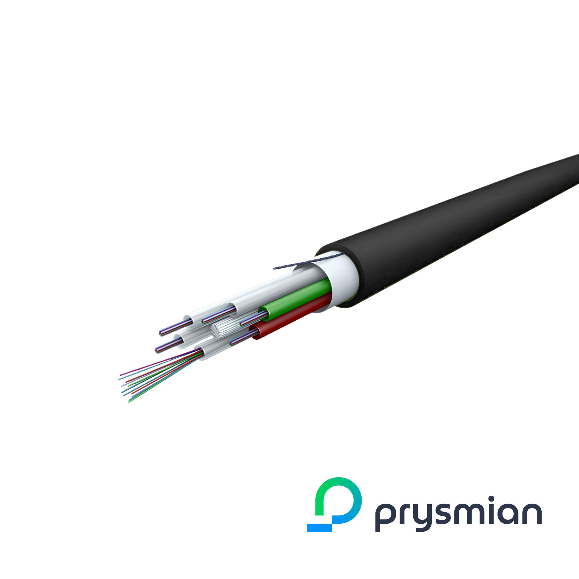 Image of Prysmian Singlemode OS2 Multi-Loose Tube Cable, LSZH, Eca, Ext