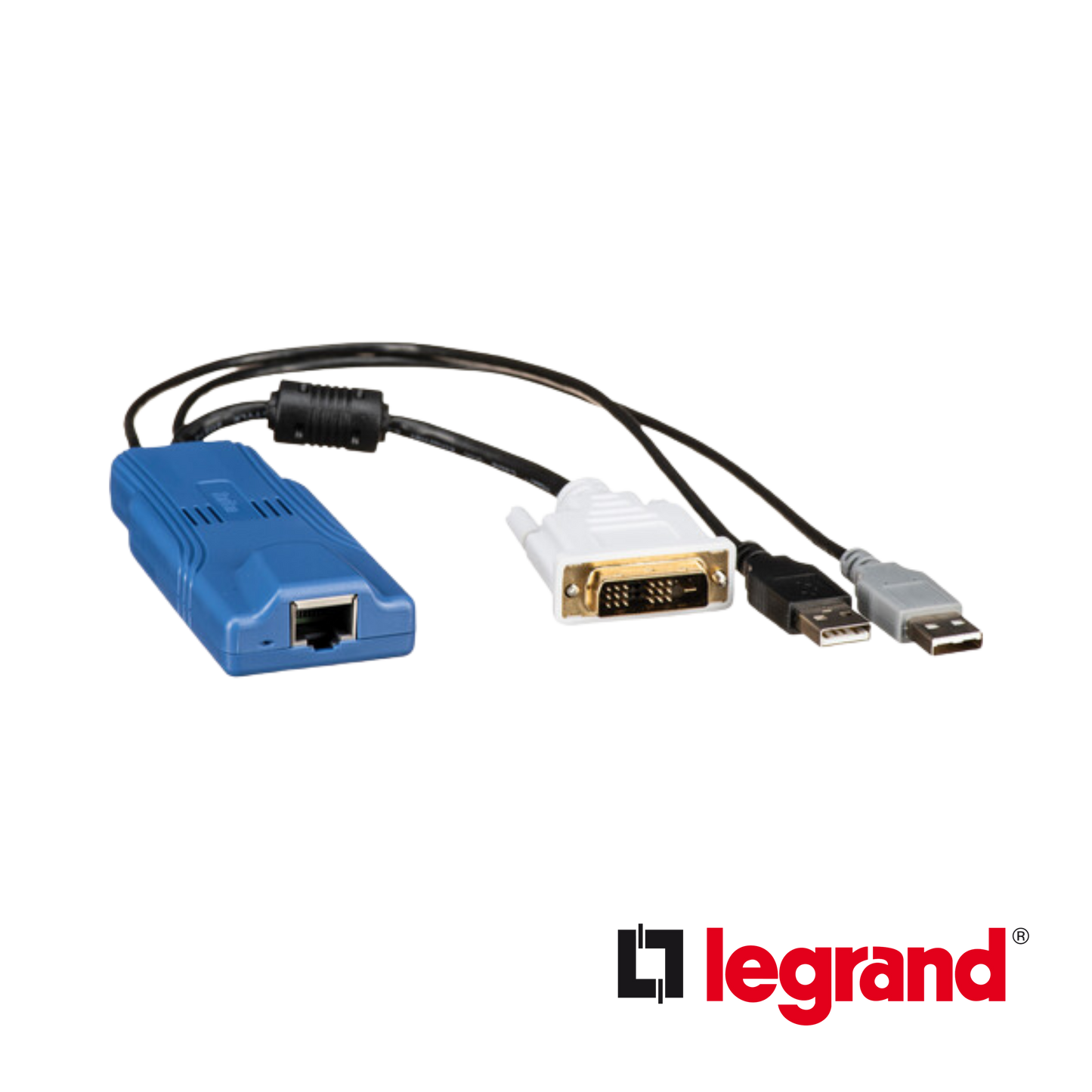 Image of RARITAN DIGITAL DVI-D, USB CIM REQUIRED FOR VIRTUAL MEDIA (BIOS ACCESS), ABSOLUTE MOUSE SYNCHRONIZATION, AUDIO AND SMART CARD/CAC USE (RR-D2CIM-DVUSB-DVI)
