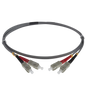 Image of OM1 LC Fibre Optic Patch Lead | Grey (SC-SC OM1 FIBRE OPTIC PATCH CORD GREY)