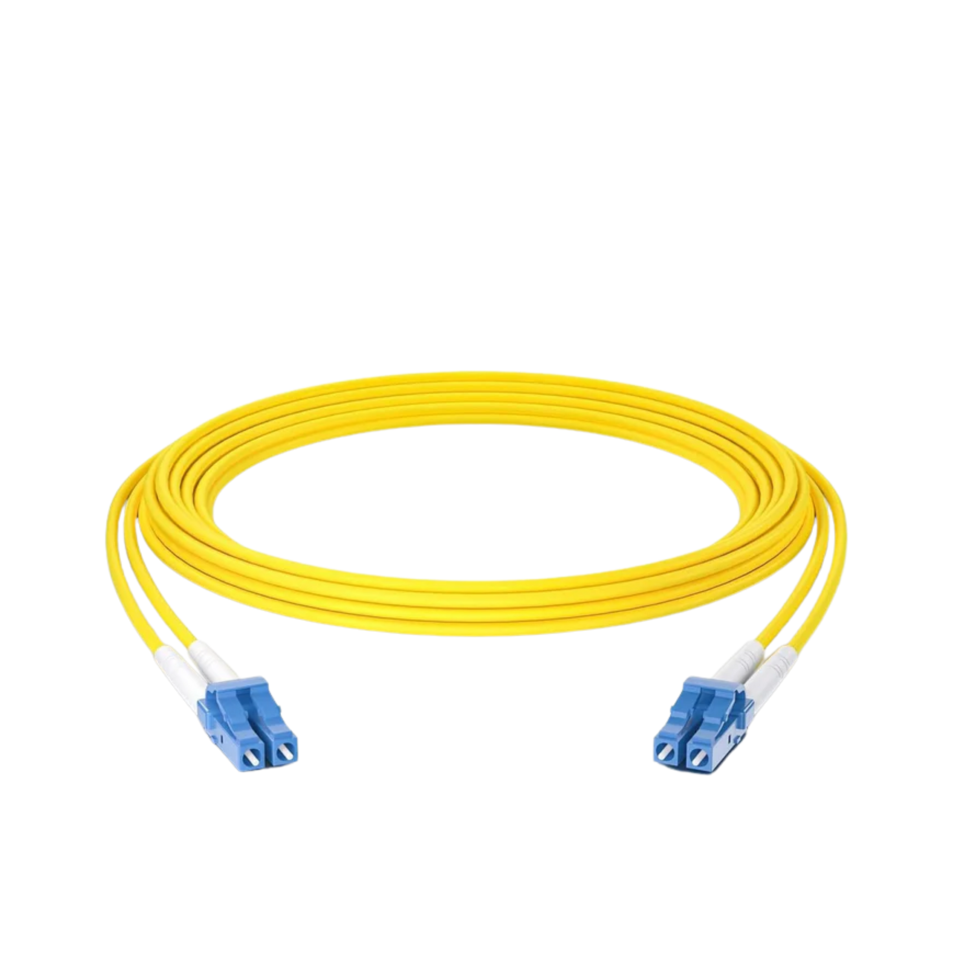 Image of 2M SC-SC OM3 Duplex Patch Cord, Yellow (SC-SC OM3 Duplex Patch Cord, Yellow)