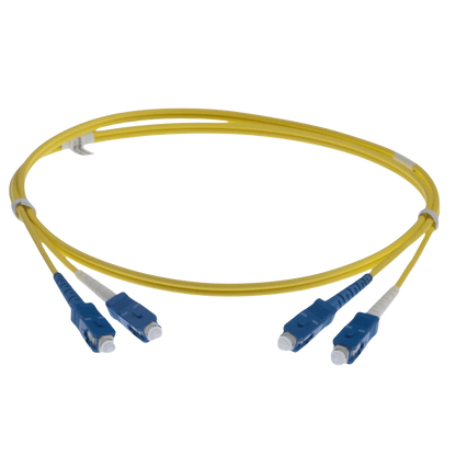 Image of NENCO OS2 LC Fibre Optic Patch Lead (SC-SC OS2 FIBRE OPTIC PATCH CORD YELLOW)