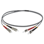 Image of OM1 LC Fibre Optic Patch Lead | Grey (SC-ST OM1 FIBRE OPTIC PATCH CORD GREY)