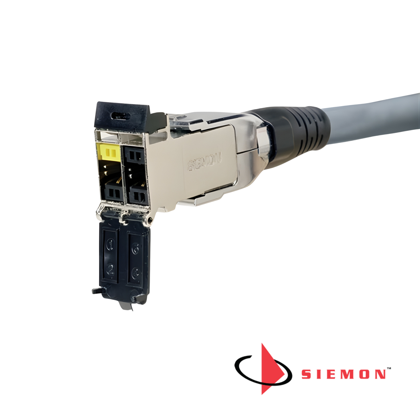 Image of Siemon Tera Outlet Cat7 Black 22-23 Awg (SM-T7F-01-1)
