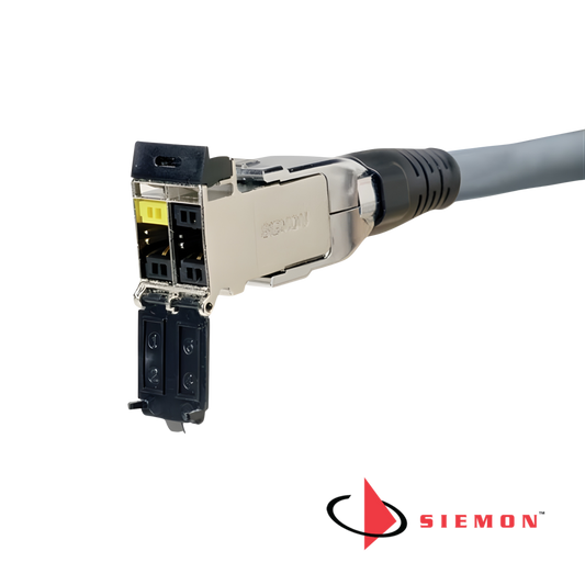 Image of Siemon Tera Outlet Cat7 Black 22-23 Awg (SM-T7F-01-1)