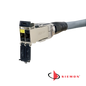 Image of Siemon Tera Outlet Cat7 Black 22-23 Awg (SM-T7F-01-1)