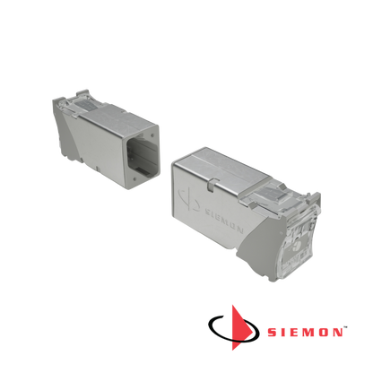 Image of Siemon Cat6a Zmax Shielded Modules (SM-Z6A-S02D)